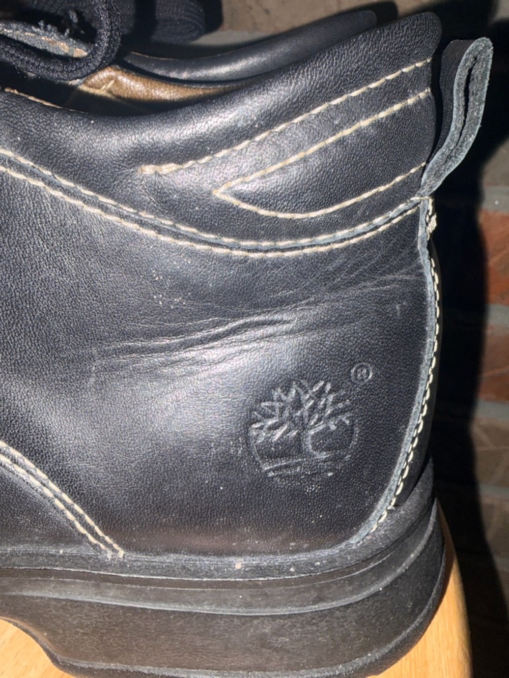 Timberland Black Leather Chukka Women's Boots Size 8.5 - Picture 4 of 11